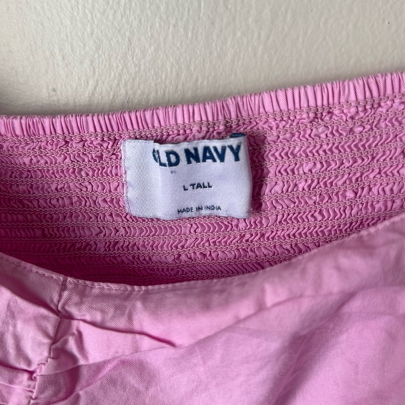 Old Navy | Ruched Smocked Puff Sleeve Babydoll Swim Blouse Size Large Tall - Picture 5 of 5